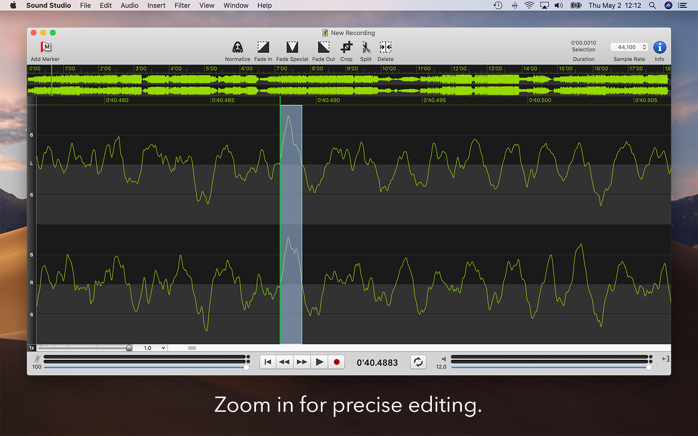 mac app to for sound design